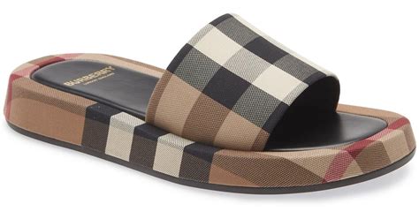 burberry buckingham slides|Burberry flip flops.